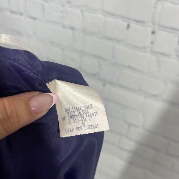 J McLaughlin Size 6 Navy Flowy A-Line Skirt Bamboo Leaf Print Coastal Tiered - Picture 5 of 13